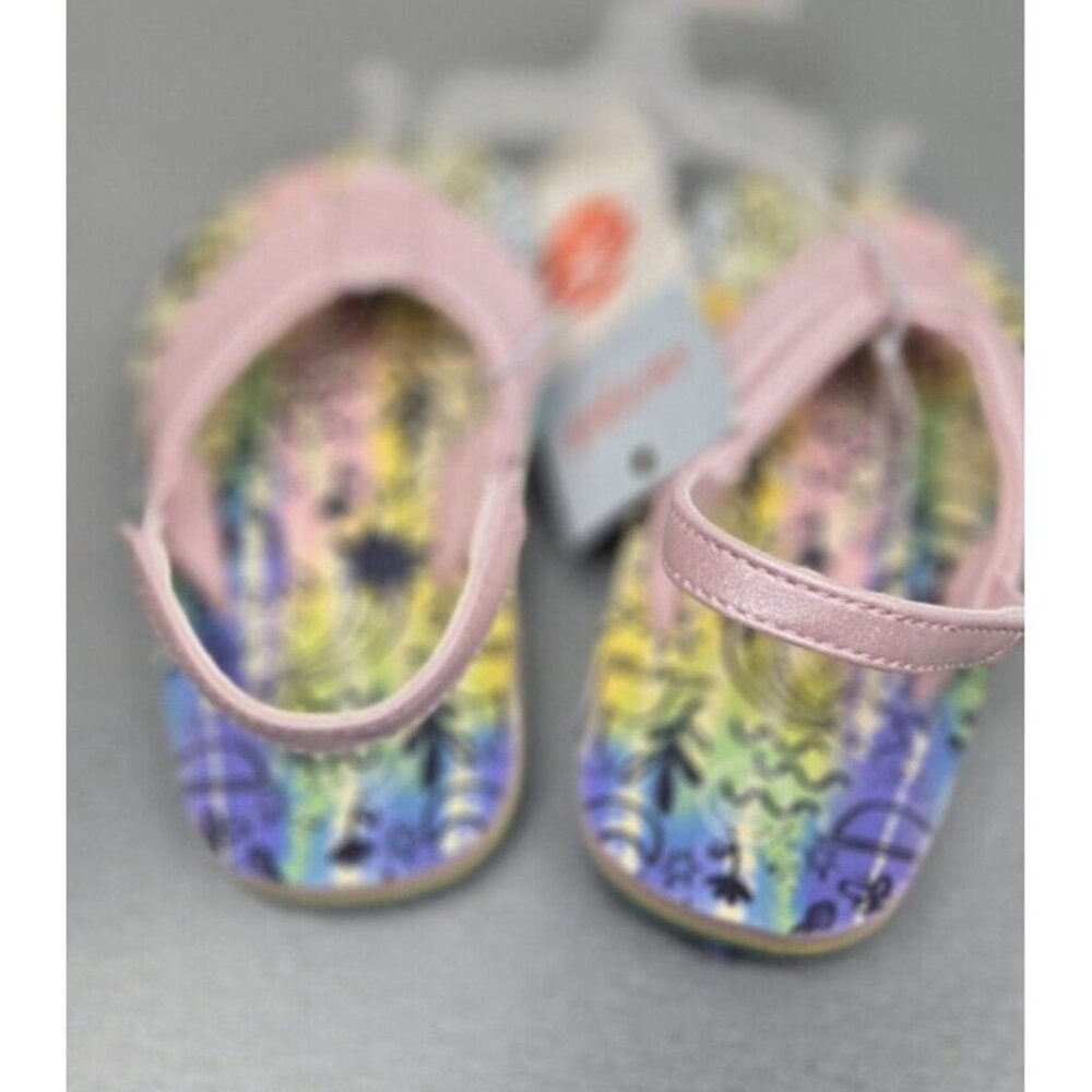 Cat & Jack Sandals Summer Pink Beach Summer Flip Flop Toddler Girls Size 5/6 - Picture 4 of 7